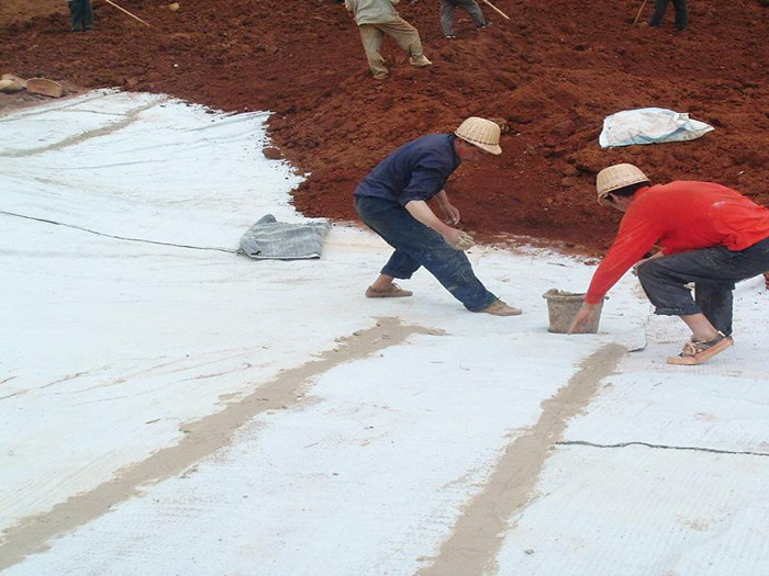 防水毯搭接處理