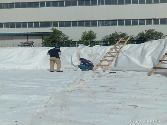 人工湖防滲之復合土工膜